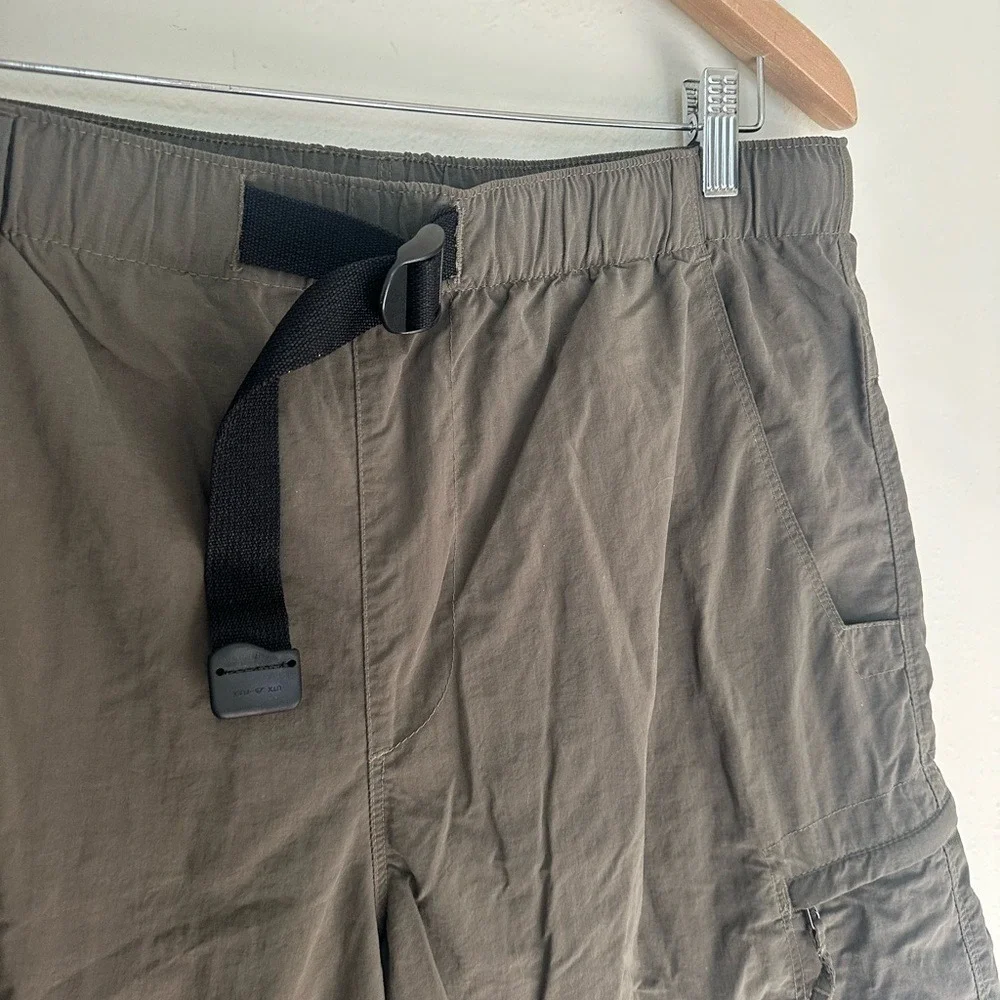 The North Face Granola Hiking Outdoor Men's Medium‎ Green Cargo Shorts